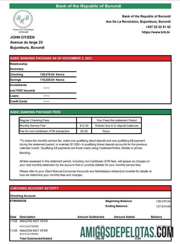 Burundi Bank Of The Republic Of Burundi.pdf modelo
